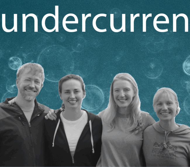 Four co-founders of Undercurrent - Shaun Kinetic, Kelly Kinetic, Lea Eaton, Lauren Murray