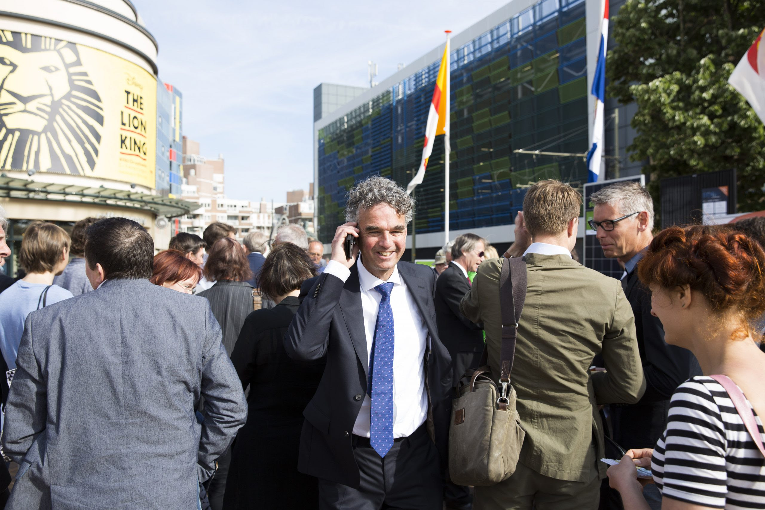 Mark van Baal leaving the Shell 2018. Photo by Anke Teunissen